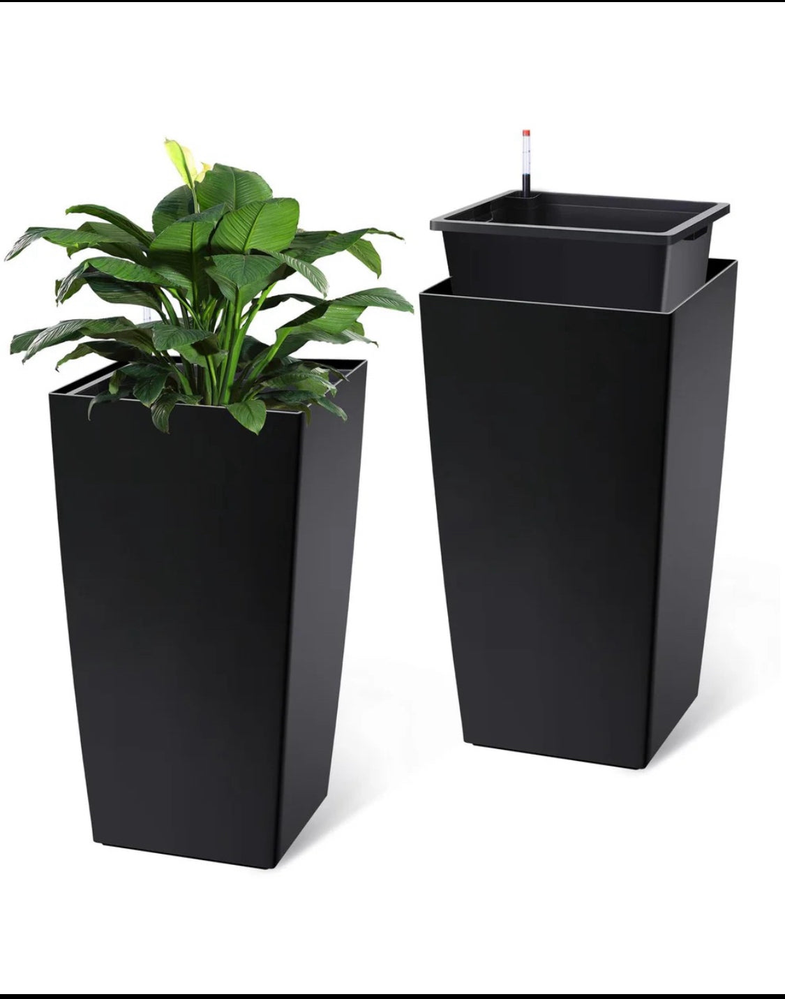 Set Of 2 – New Other Garvee 30" Planters With Level Monitor & Automatic Watering