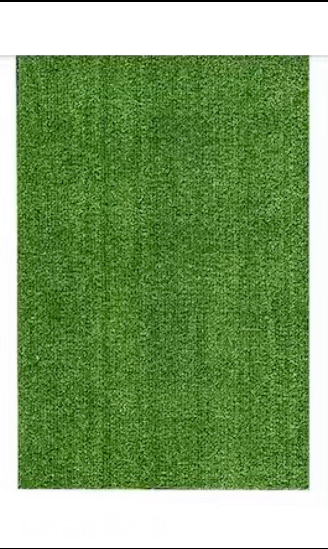 New Ottomanson Evergreen Lite 31” x 50’ Artificial Grass Runner, Green