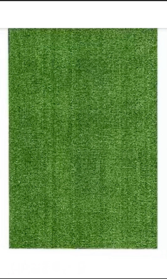New Ottomanson Evergreen Lite 31” x 50’ Artificial Grass Runner, Green
