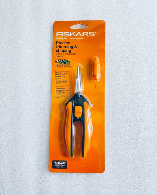 New Fiskars Pruning Snip For Precise Trimming & Shaping Plants & Flowers