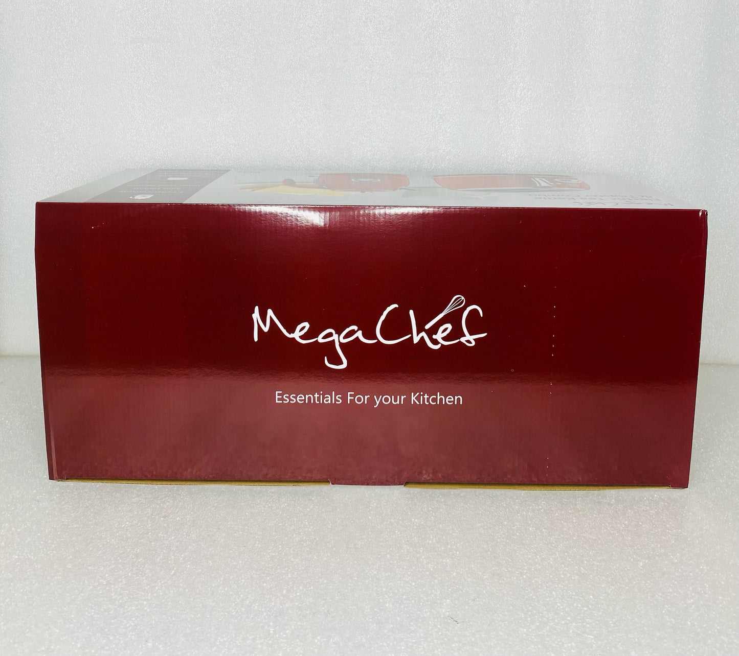 New MegaChef 1.7 Liter Electric Kettle & 2 Slice Toaster In Matte Cream Red
