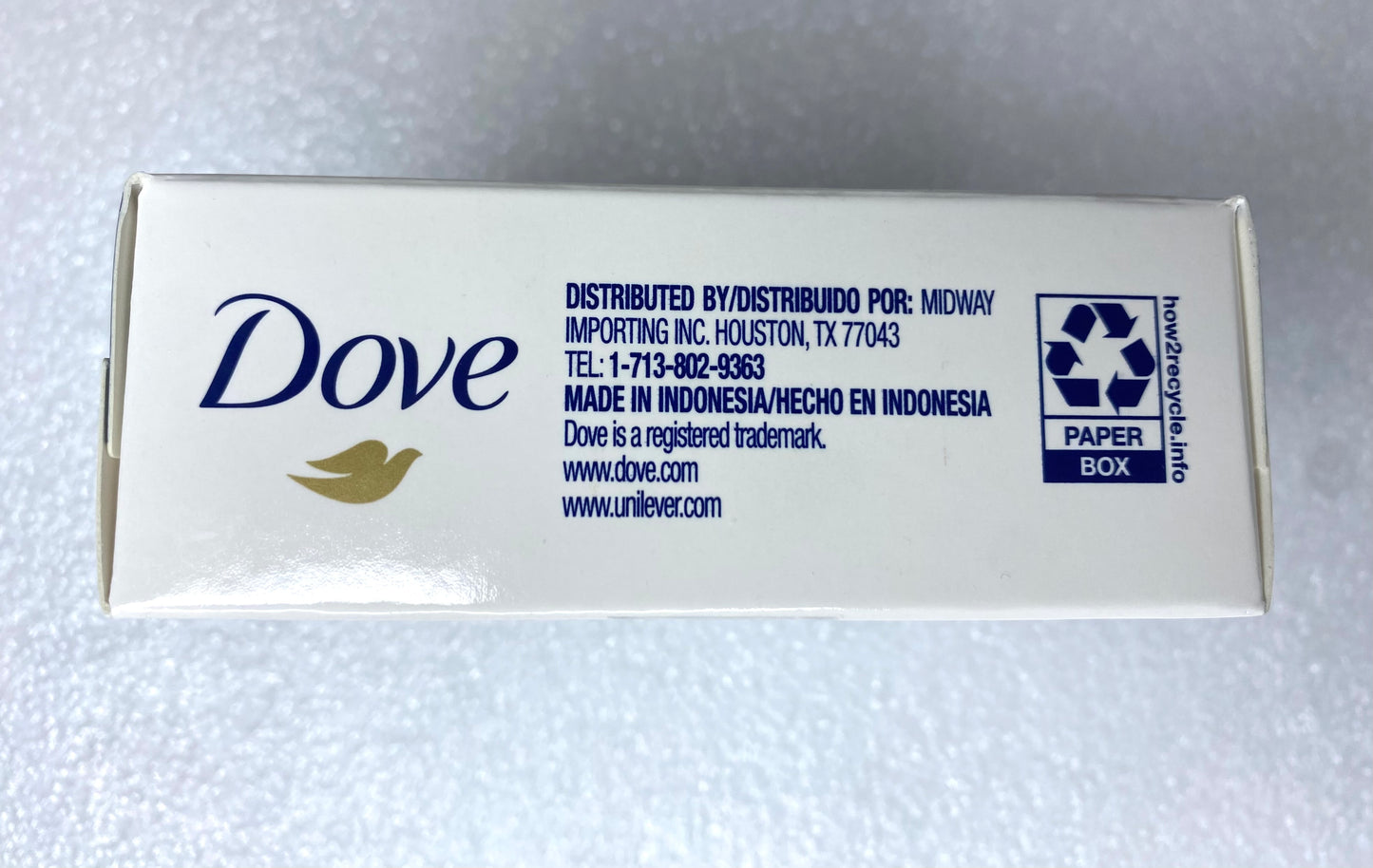 Lot Of 24 - New Dove Original Beauty Bar With Deep Moisture Soap, 4.75 oz Each
