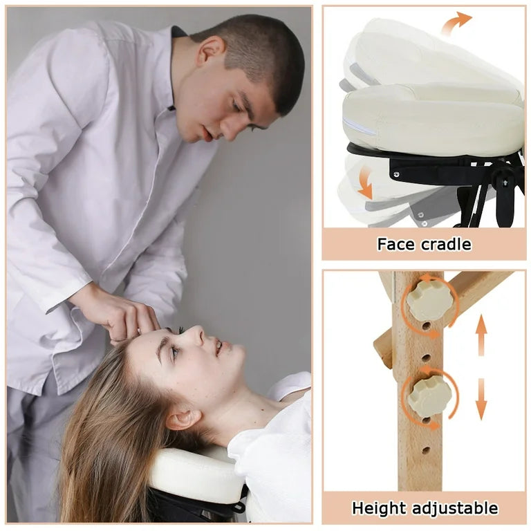 New Open Box BestMessage 73” Foldable/Portable & Height Adjustable Massage Table