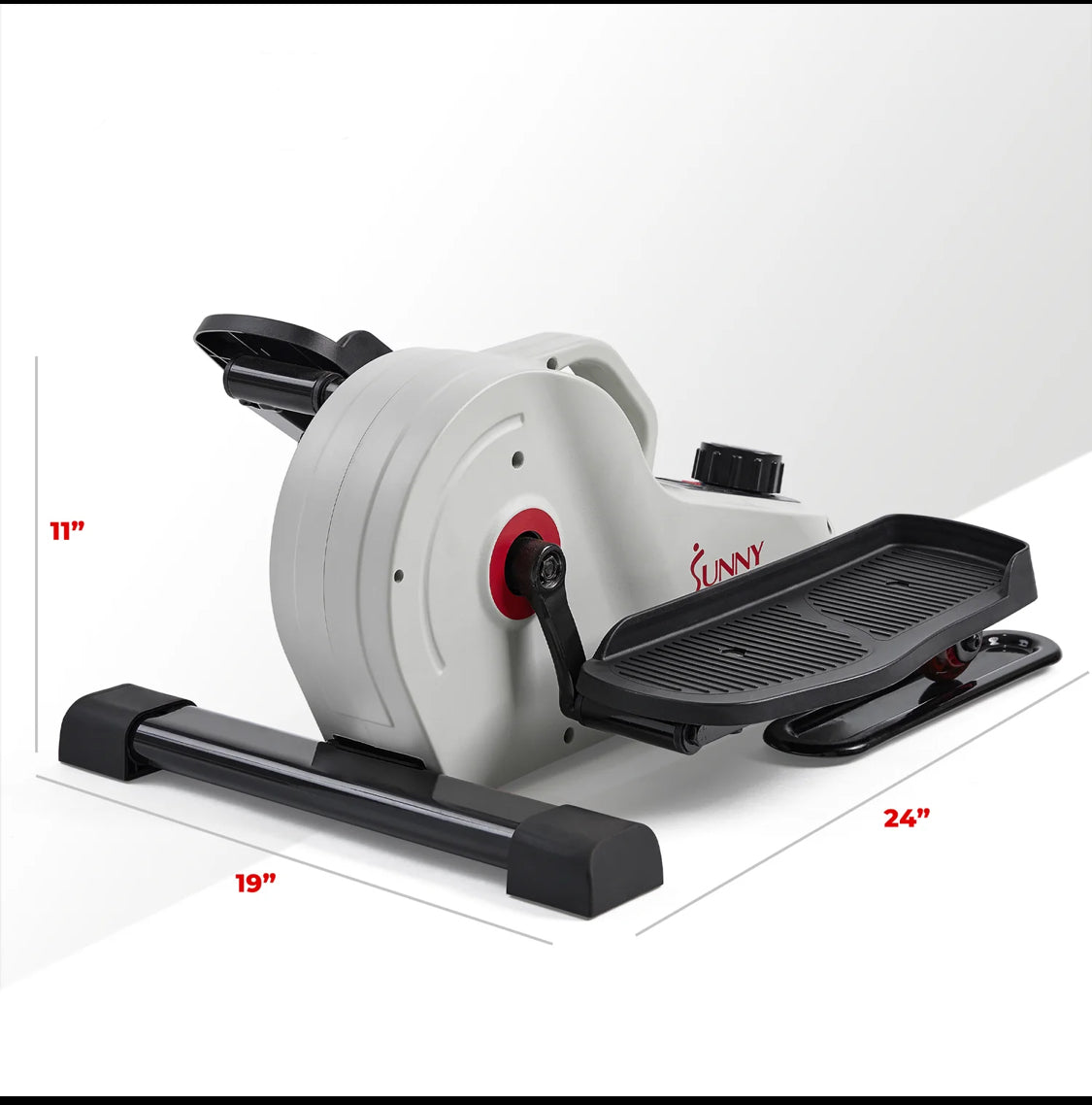 New Other Sunny Health&Fitness Magnetic Under Desk Elliptical Peddler Exerciser