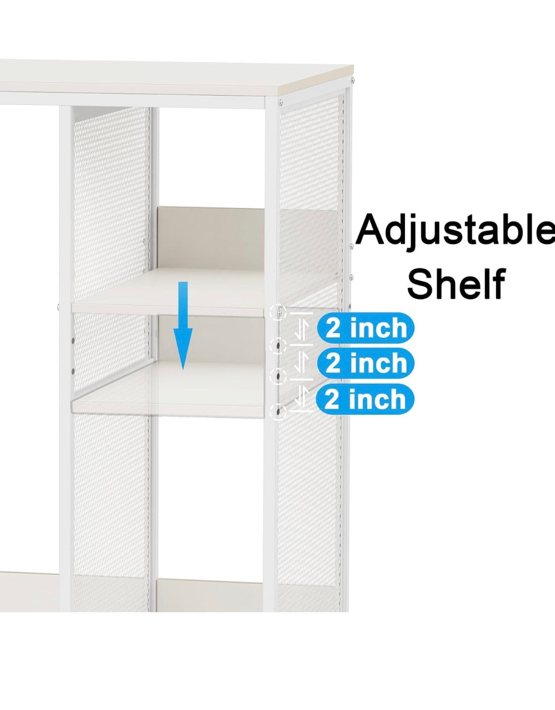 New Other KirKical 3-Tier Coffee Bar Cabinet With Mini Fridge Space, White