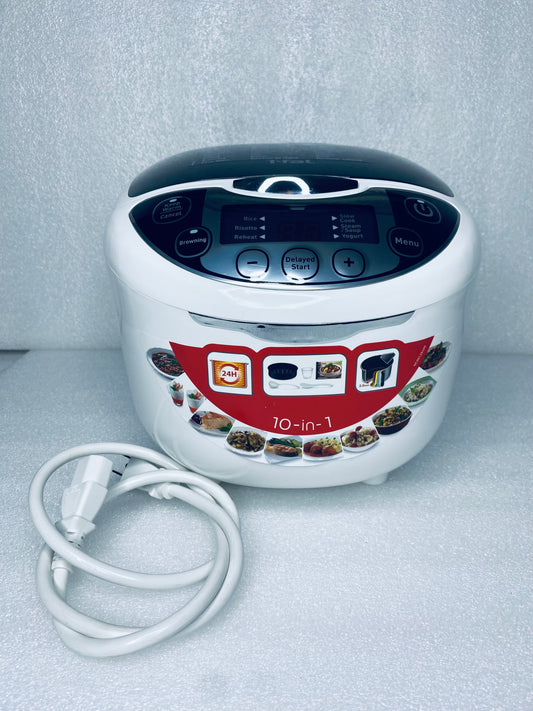 T-Fal 10 Cup 750W Rice & Multi-Cooker, White