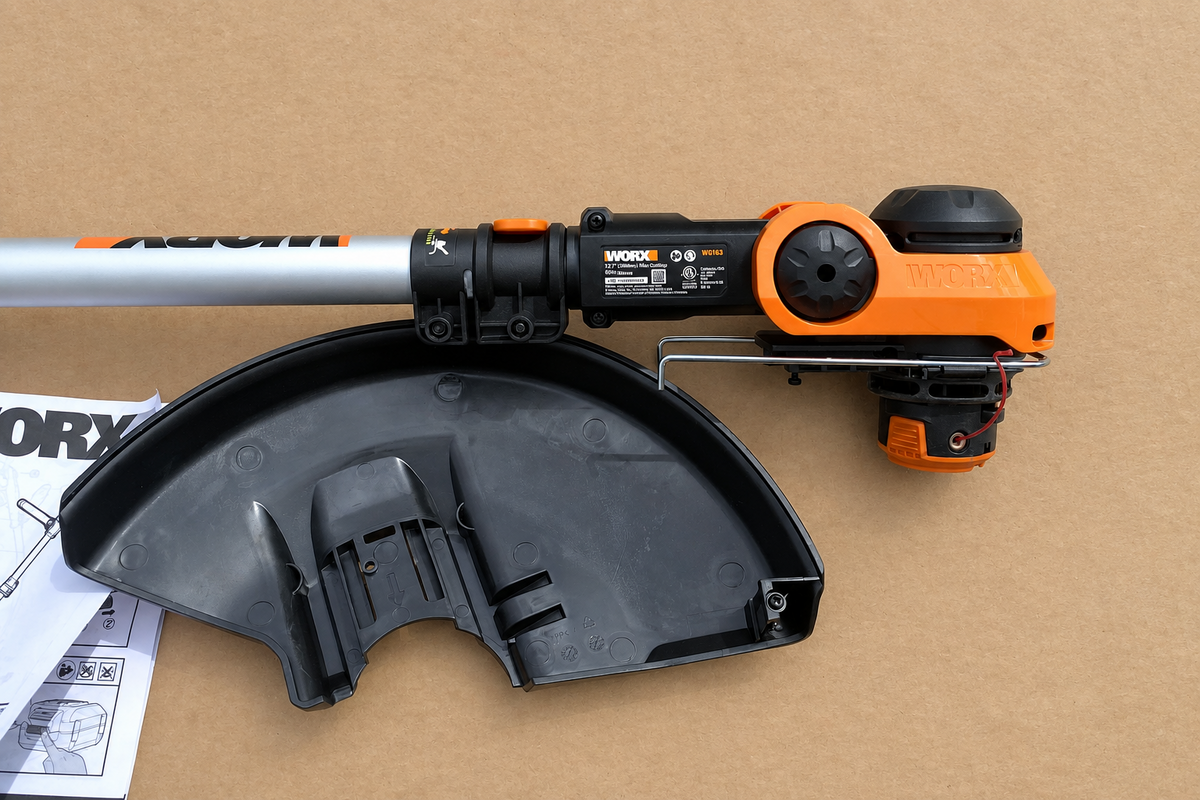 New Worx 20V 12" 2-in-1 Cordless String Trimmer & Electric Lawn Edger, WG163.9