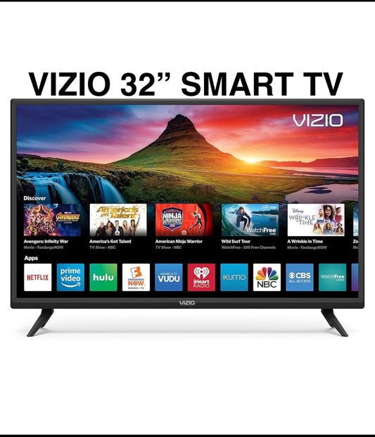 Like New VIZIO D-Series 720P 32” Class LED Smart TV, Black