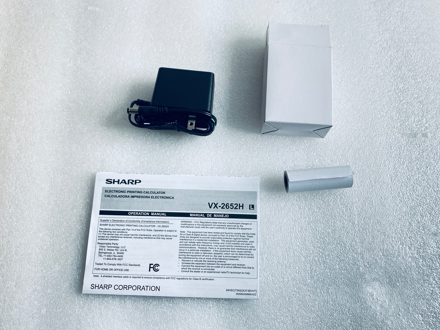 New Other - Sharp VX-2652H Commercial 12-Digit Electronic Printing Calculator