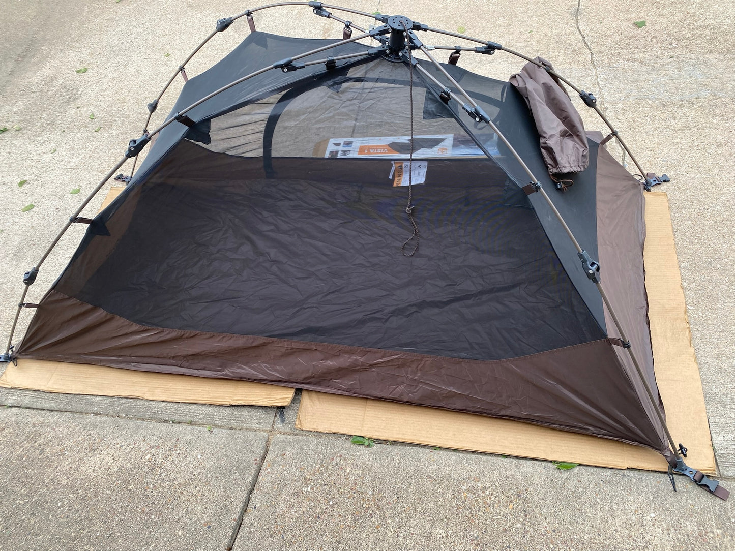 New Other Teton Sports Quick Dome Camping & Backpacking Tent W/ Clip-On Rainfly