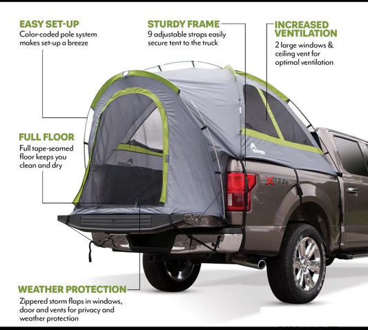 Napier Backroadz Compact Regular Bed 2 Person Truck Tent For 6.0’-6.3’ Bed