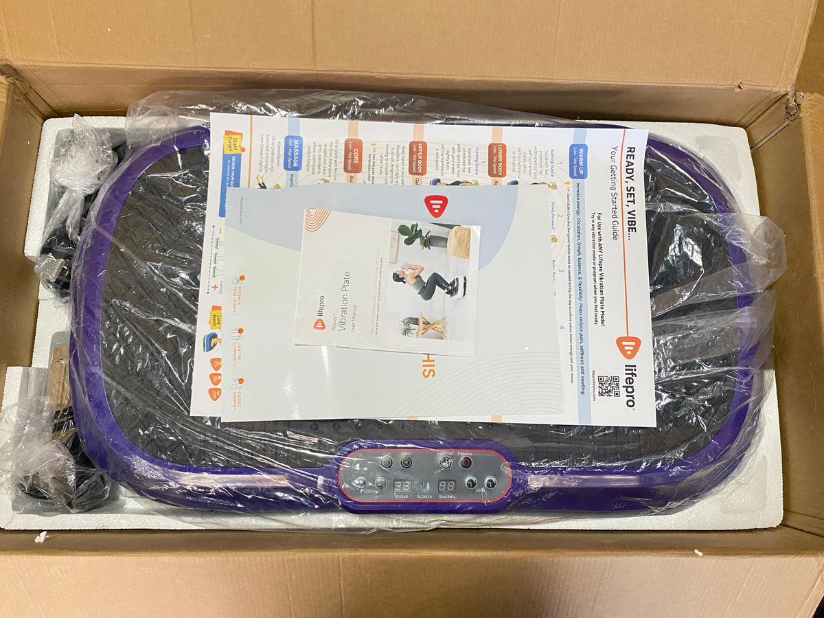 New Other Lifepro Waver Vibration Plate Exercise Machine With 99 Speeds, Purple