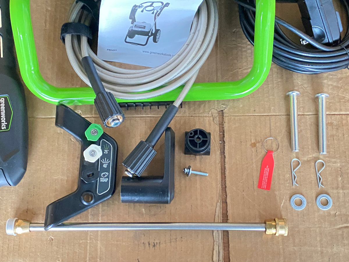 New Other Greenworks 2000 PSI (1.2 GPM Max) Rollable Electric Power Washer