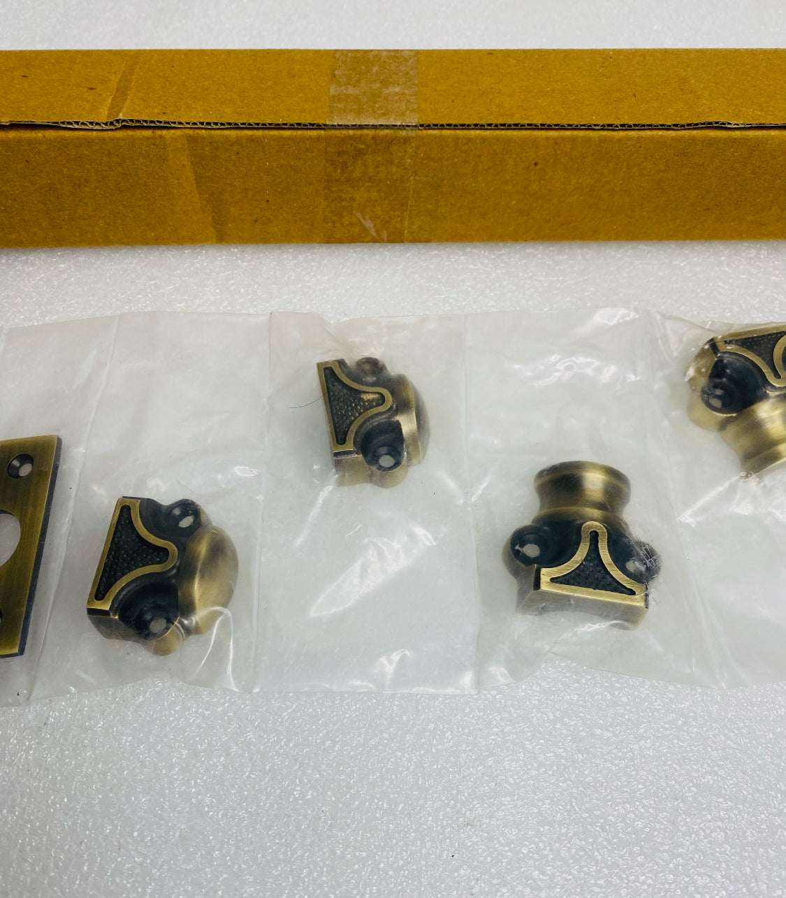 New Signature Hardware Corabel Brass Window Cremone Bolt, Antique Brass