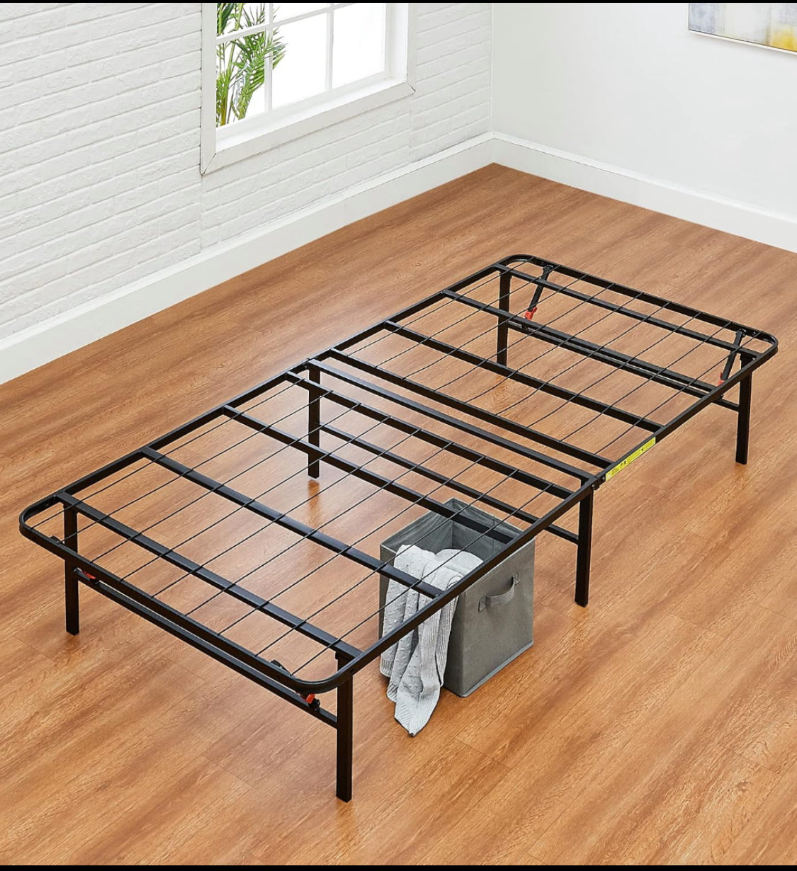 New Other Amazon Basics 14” H Foldable Metal Platform Bed Twin XL, Black