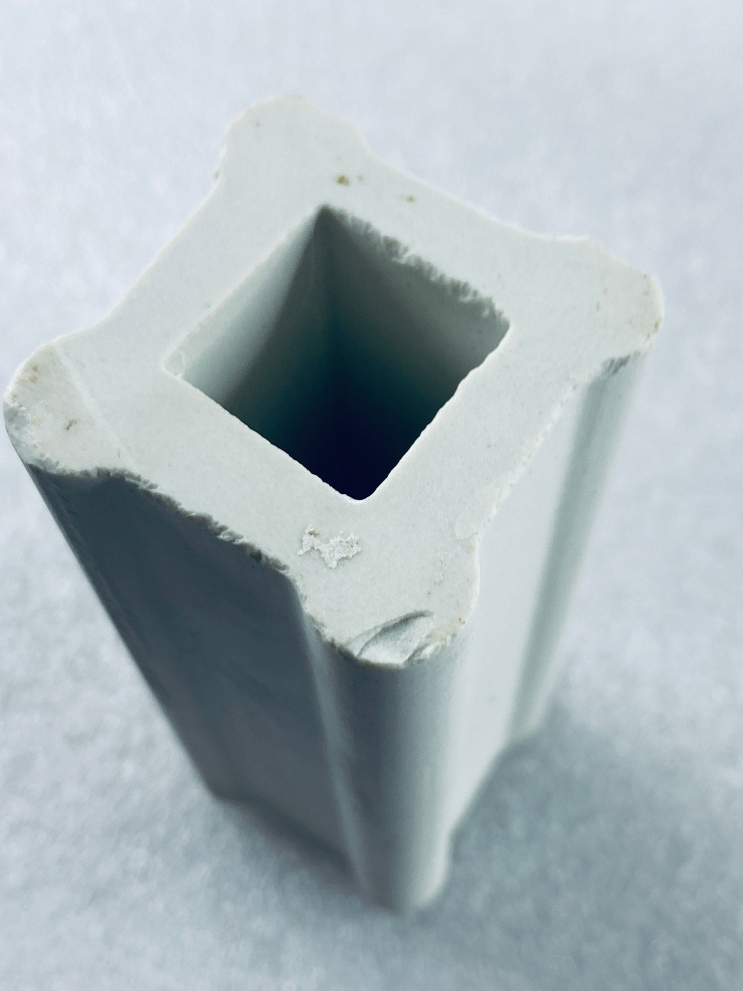 Lot Of 4 - Kiln Approx. 4" Tall x 1.5" Wide Squared End Posts