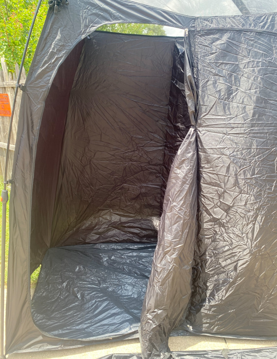 Like New EighteenTek Two Room Pop Up Shower/Changing Room Tent For Outdoors