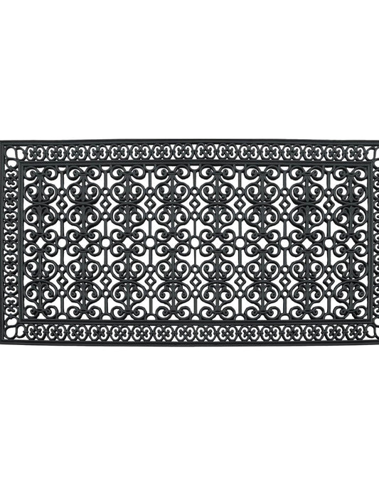 New Other A1 Home Collections Natural Rubber 36”x72” Extra Large Doormat, Black