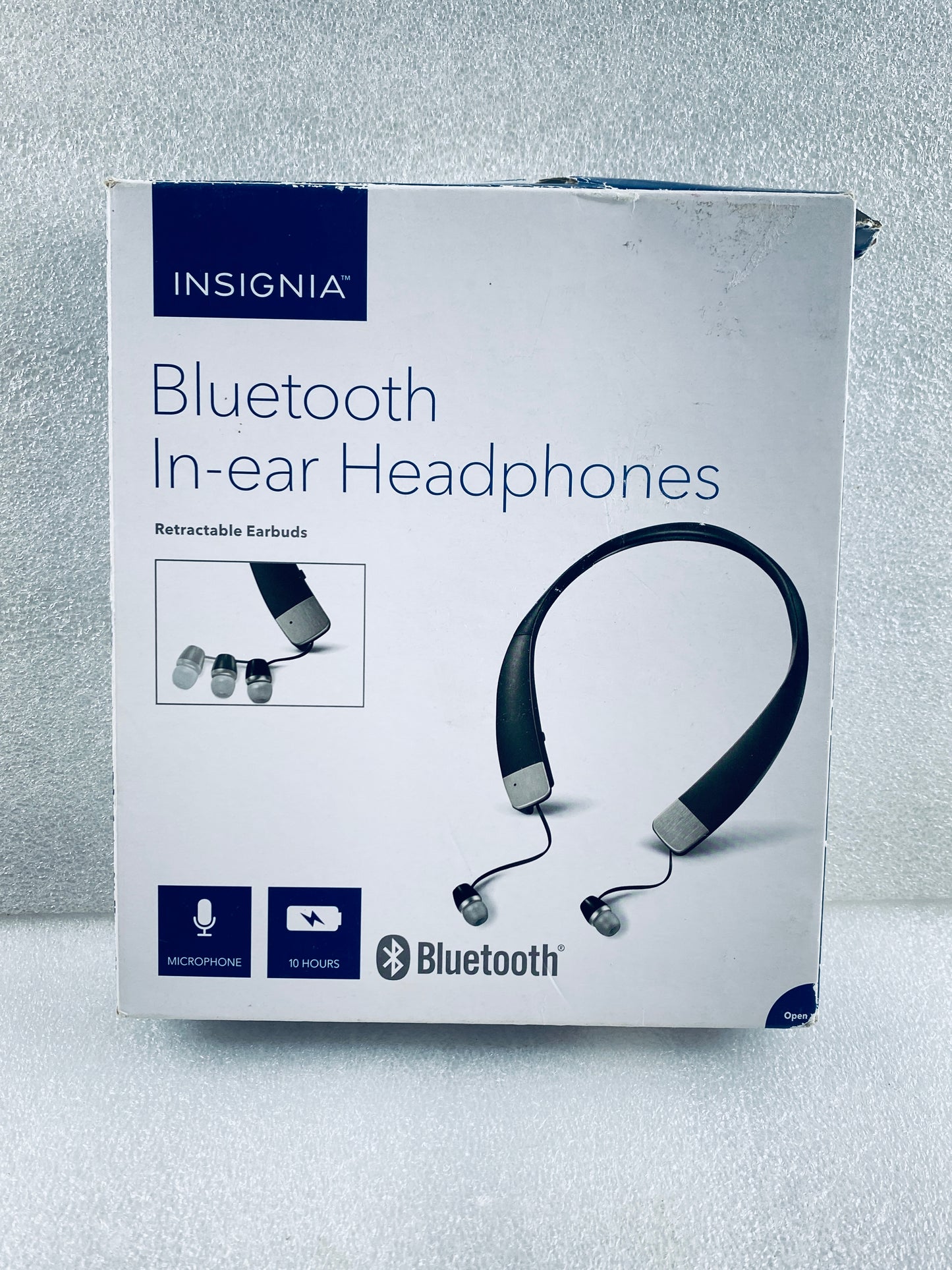 Insignia Wireless Bluetooth In-Ear Headset W/Microphone, NS-CAHBTEB02