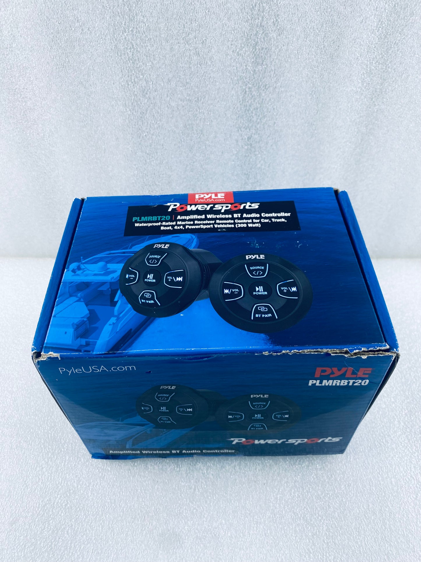 New Open Box Pyle Power Sports Amplified 300W Wireless Bluetooth Audio Control