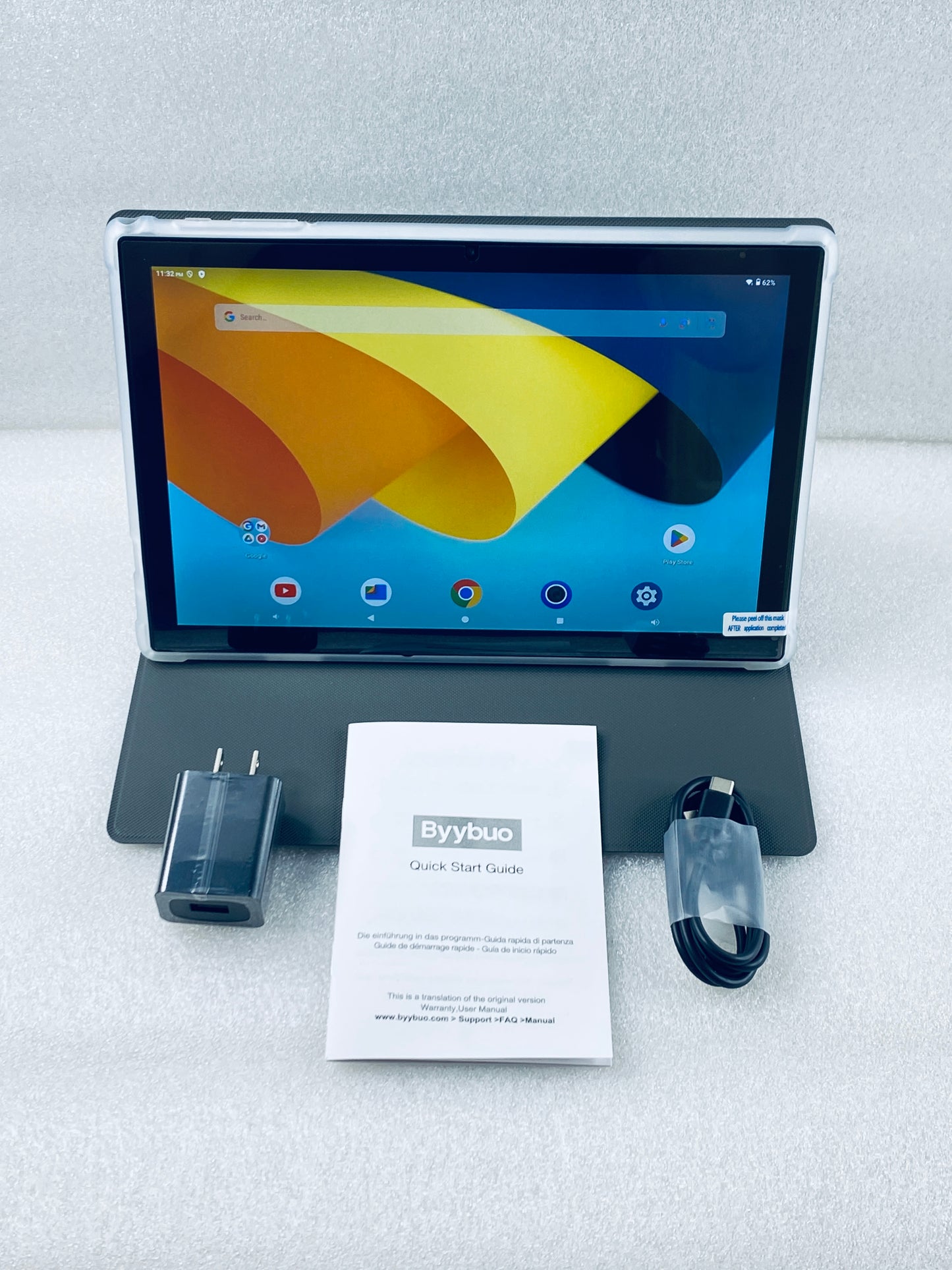 New Byybuo 10.1" 2GB 32GB Android 11 Quad-Core  Processor Smartpad Tablet