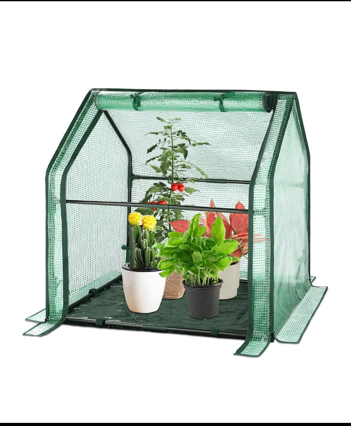 New Open Box U'Artlines Portable Mini Greenhouse Green House 36" x 18" x 33"