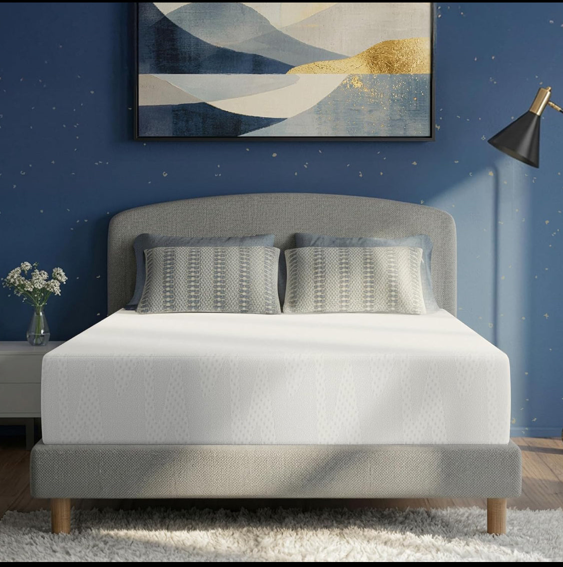 New Open Box Avenco 12” Full Size Gel Memory Foam Mattress For Cool Night