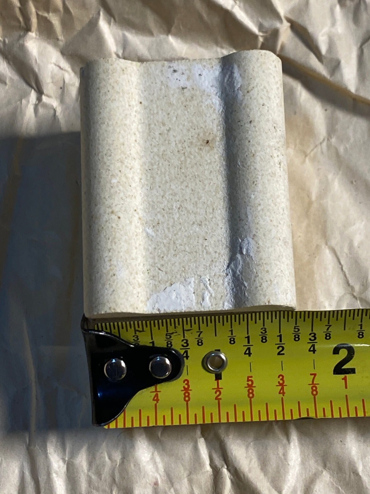 Lot Of 8 - Kiln Approx. 2" Tall x 1 1/2" Wide Squared End Posts