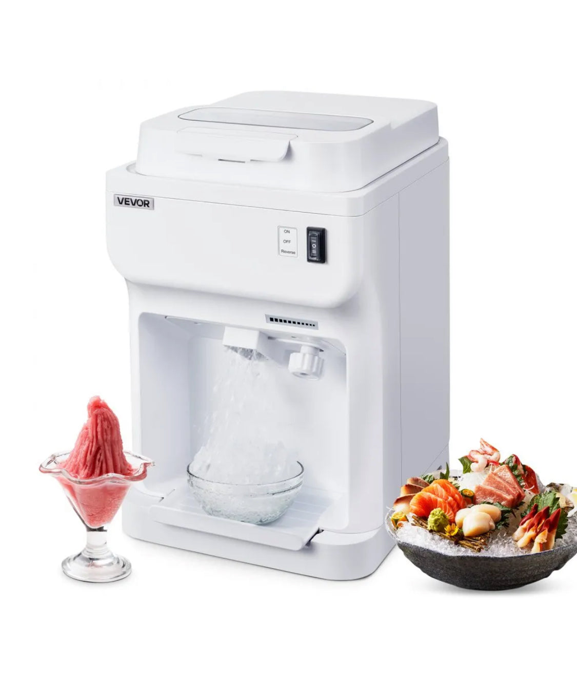 New Other VEVOR  Ice Shaver/Crusher 220lbs Per Hour Electric Snow Cone Maker