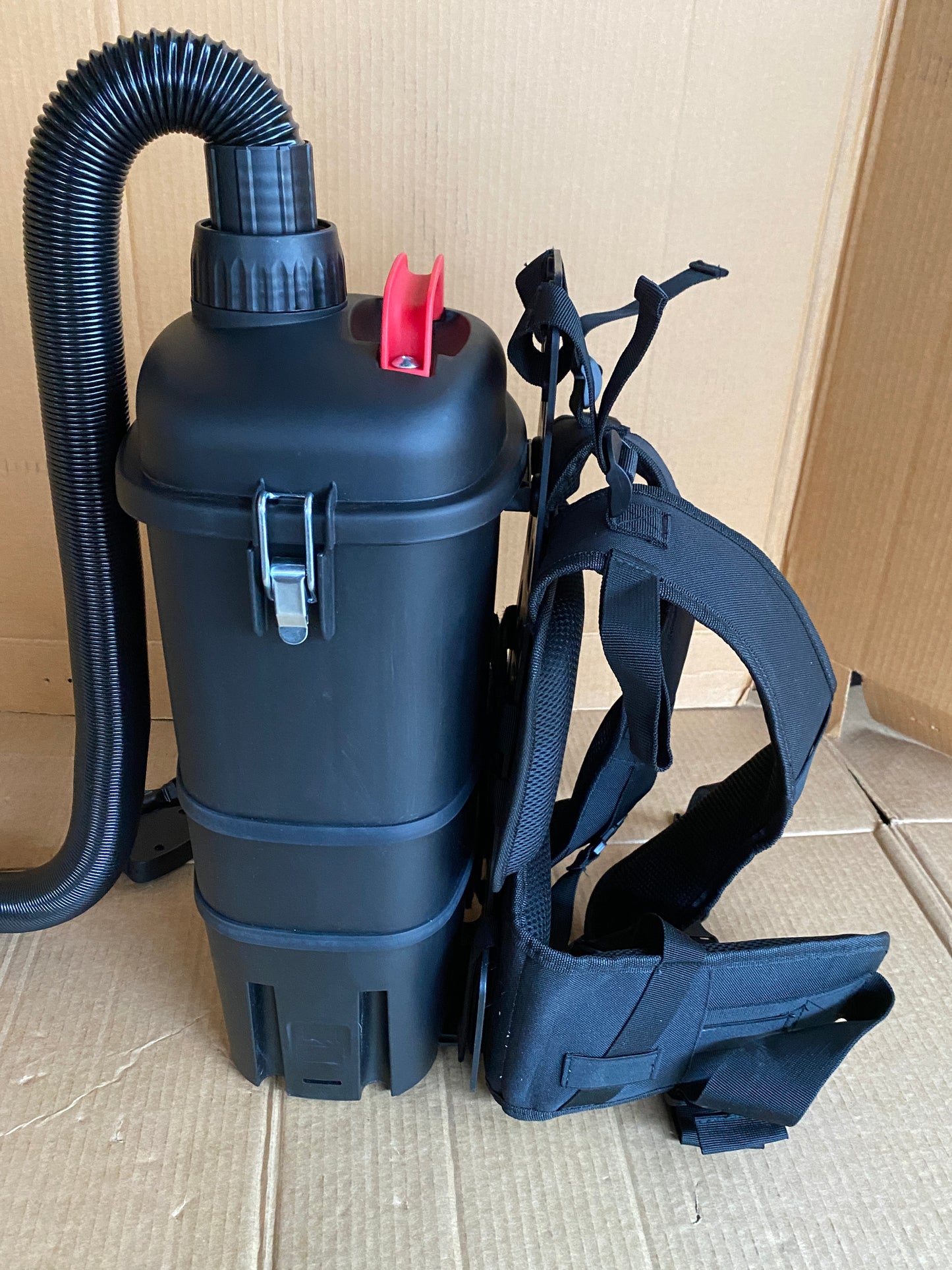 Shop-Vac Commercial 1.5 Gallon 4.5 PHP Corded Canister Backpack Vacuum, Black