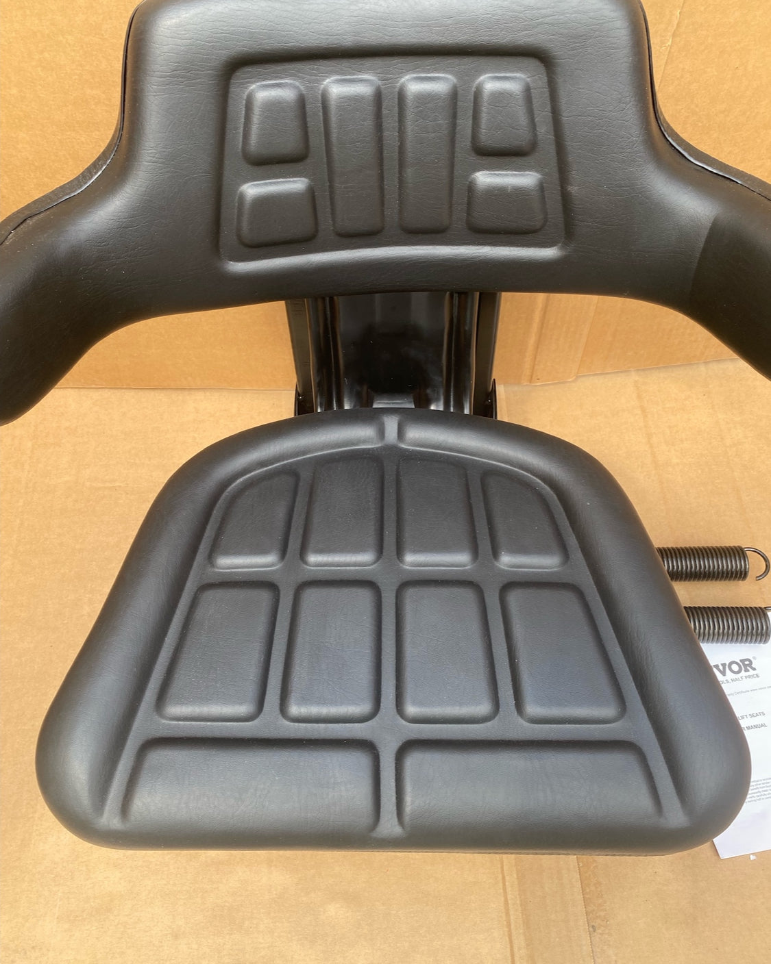 New Other VEVOR Universal Adjustable Forklift/Tractor Seat With Micro Switch