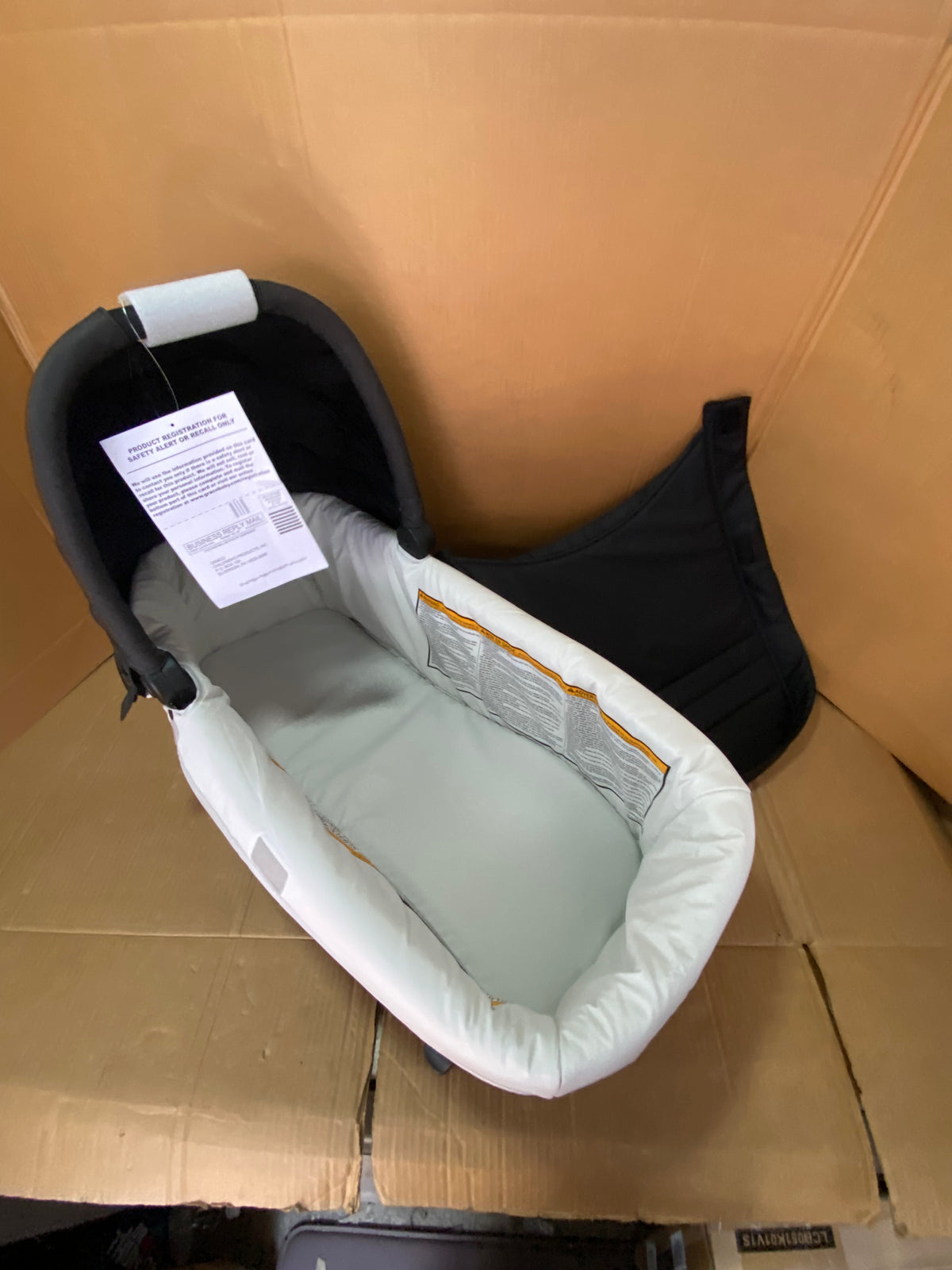 New Open Box Graco Modes Foldable Carry Cot/Canopy/Bassinet, Black