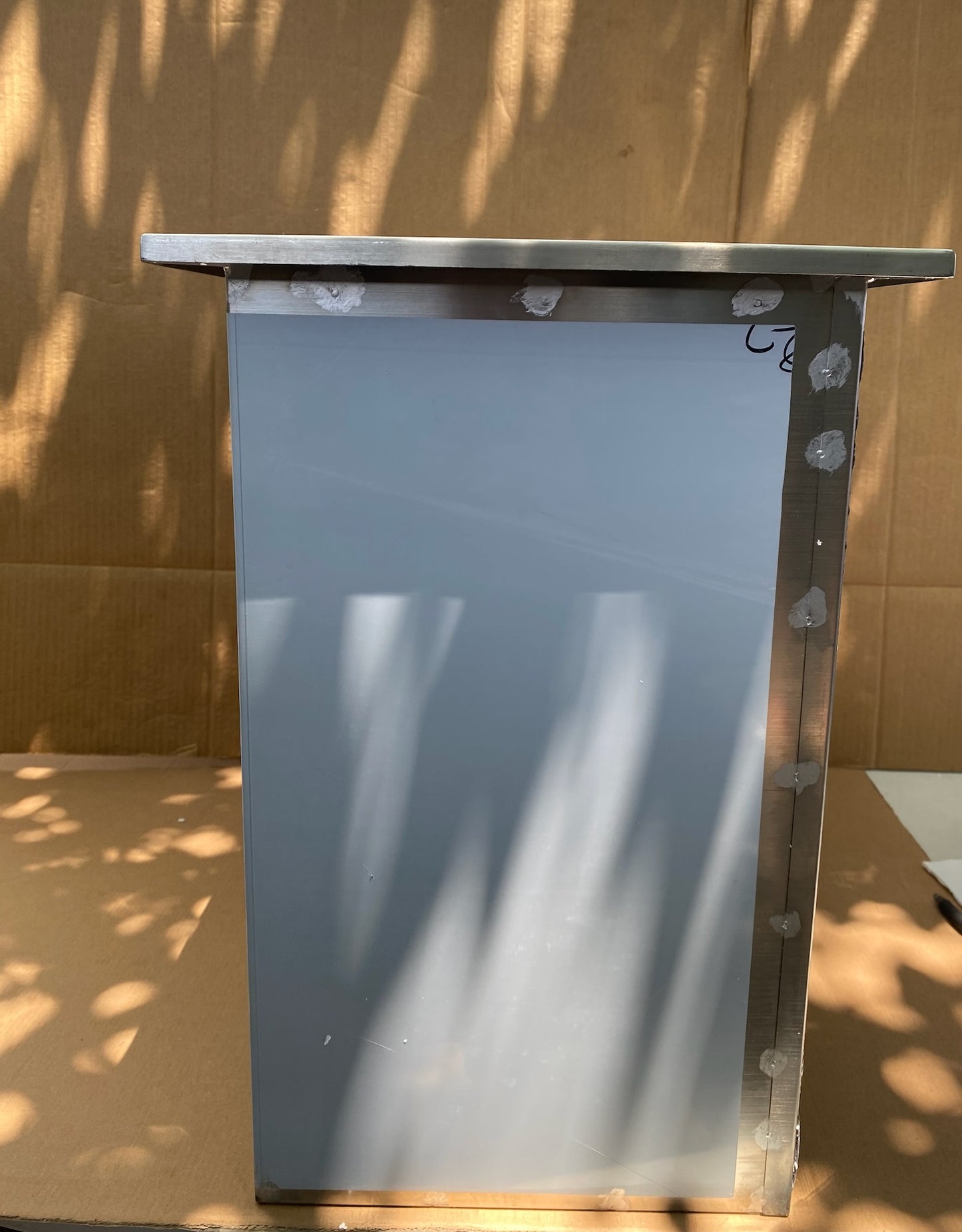 New VEVOR Pull Out Drawer Trash Bin With Sliding Rails In Stainless Steel