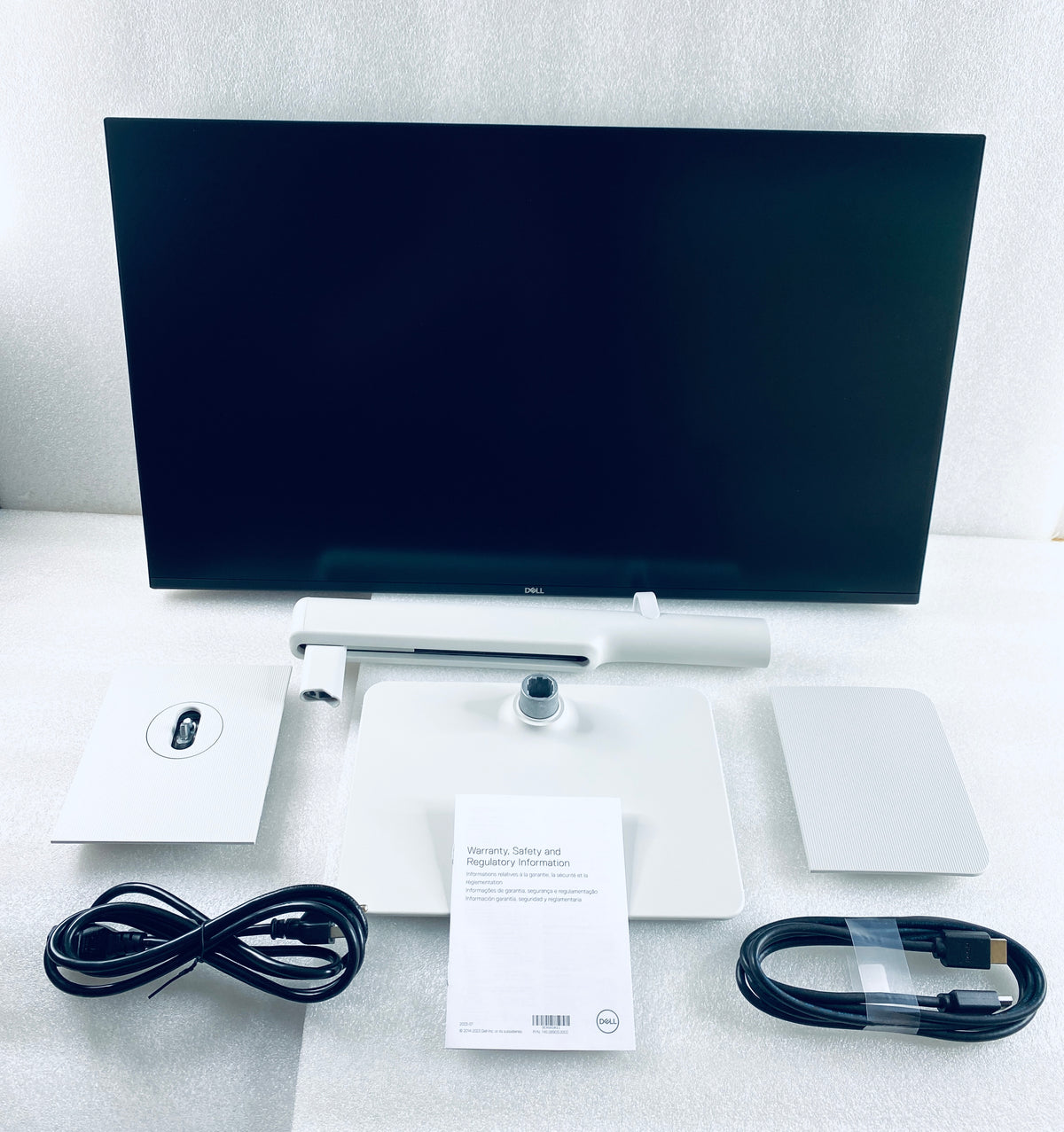 New Open Box Dell 27” FHD Monitor With Integrated Speaker & Height/Tilt/Swivel