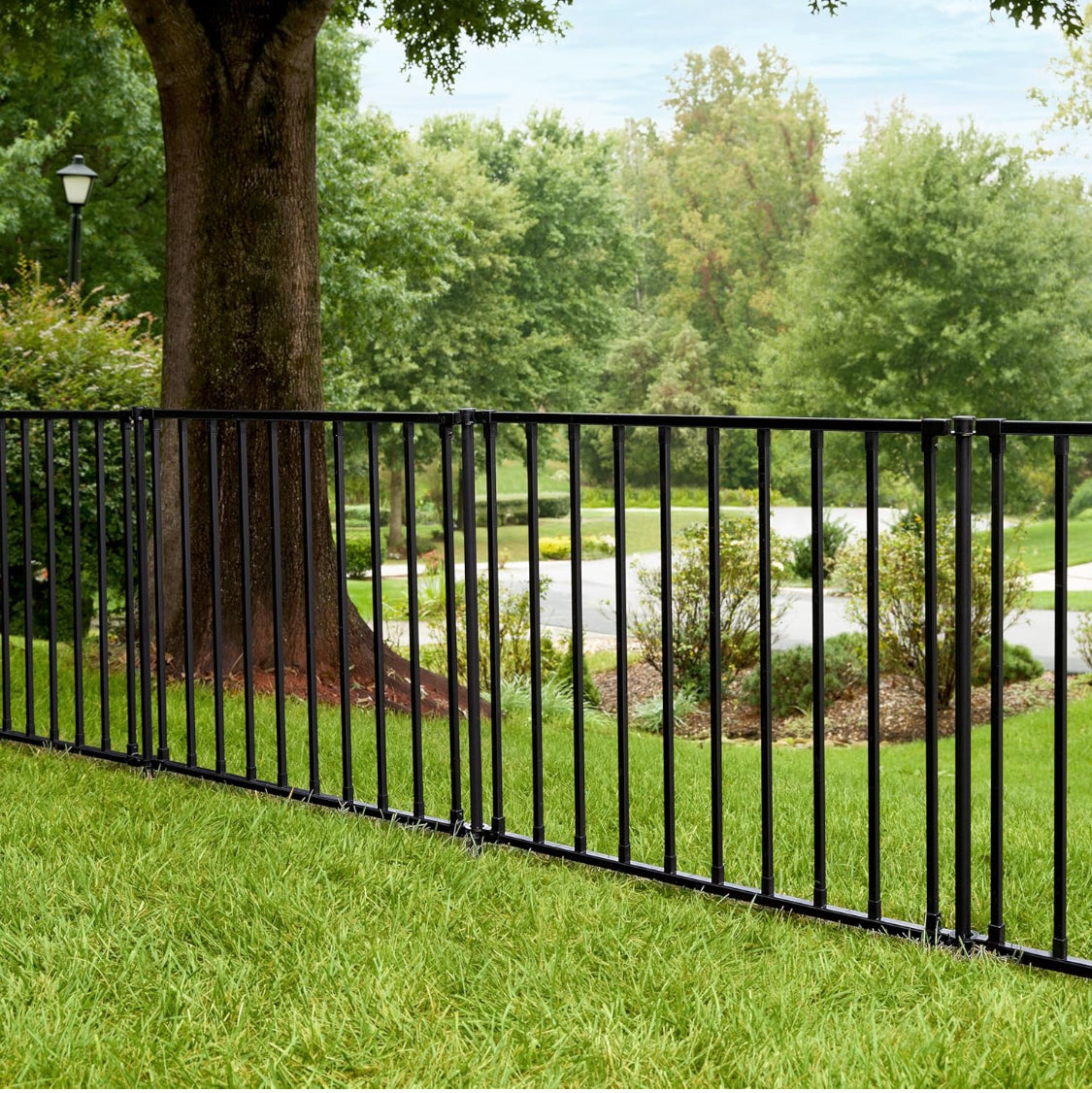New Other Zippity 35” H x 42” W 2 Panel Poly-Steel Fence Kit For Pets, Black