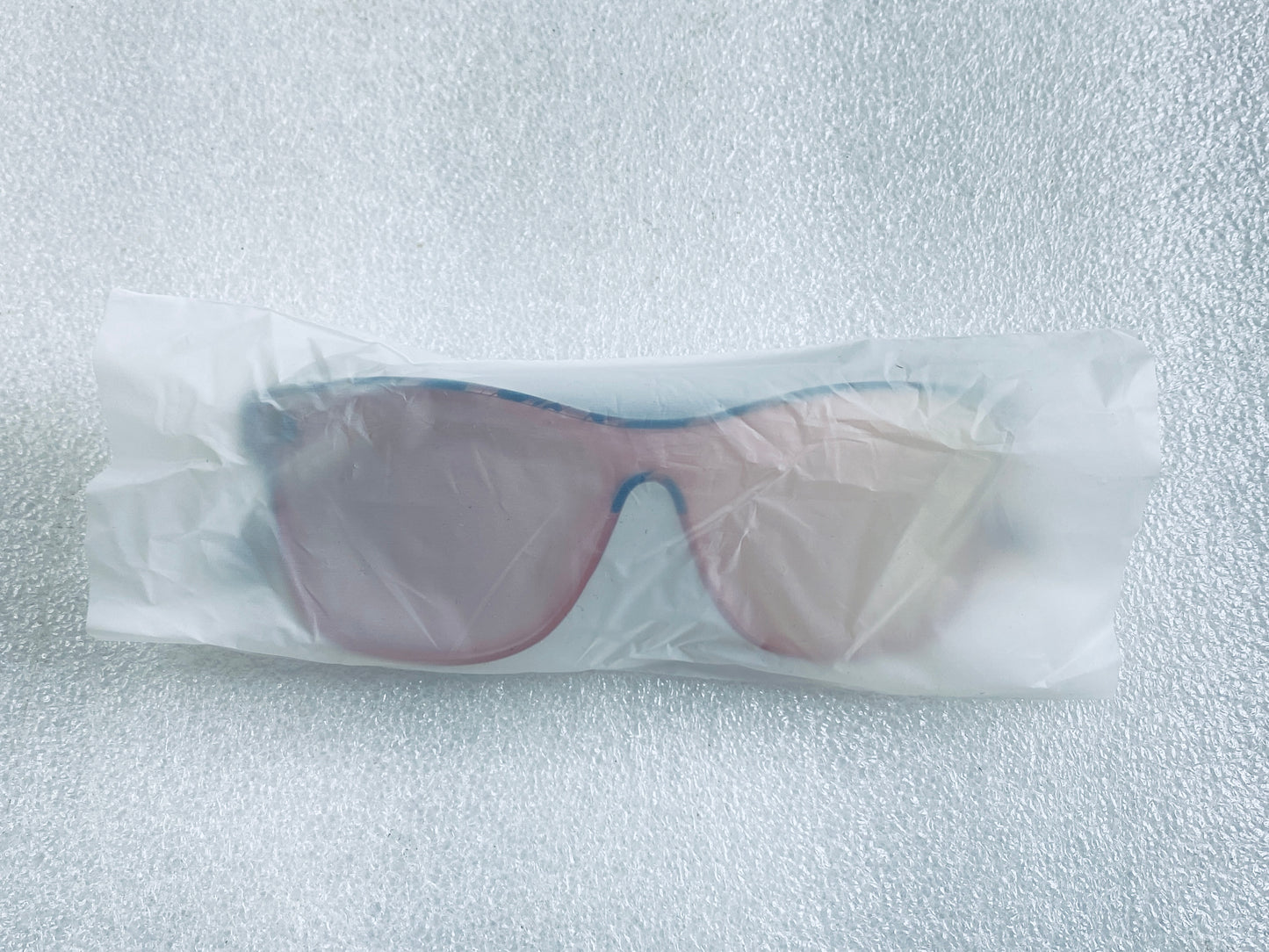New Polasup Pink Women's Streamlined Reflective Oversized Sunglasses With Case