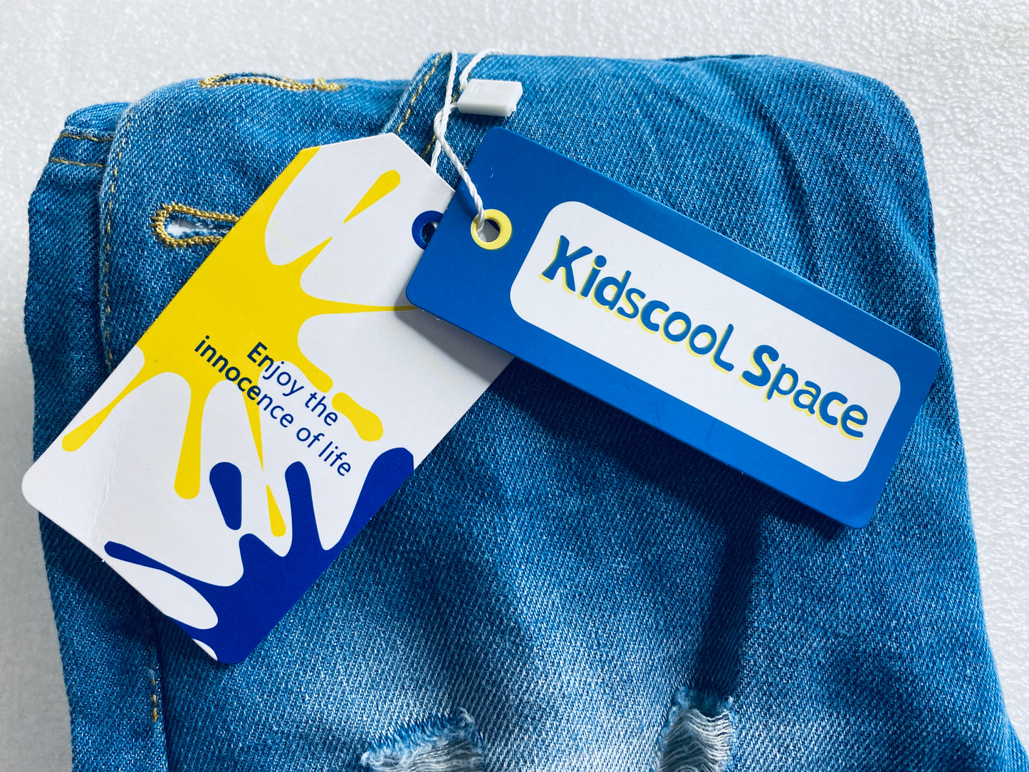 New Kidscool Space Size 6 Overall Denim, Blue