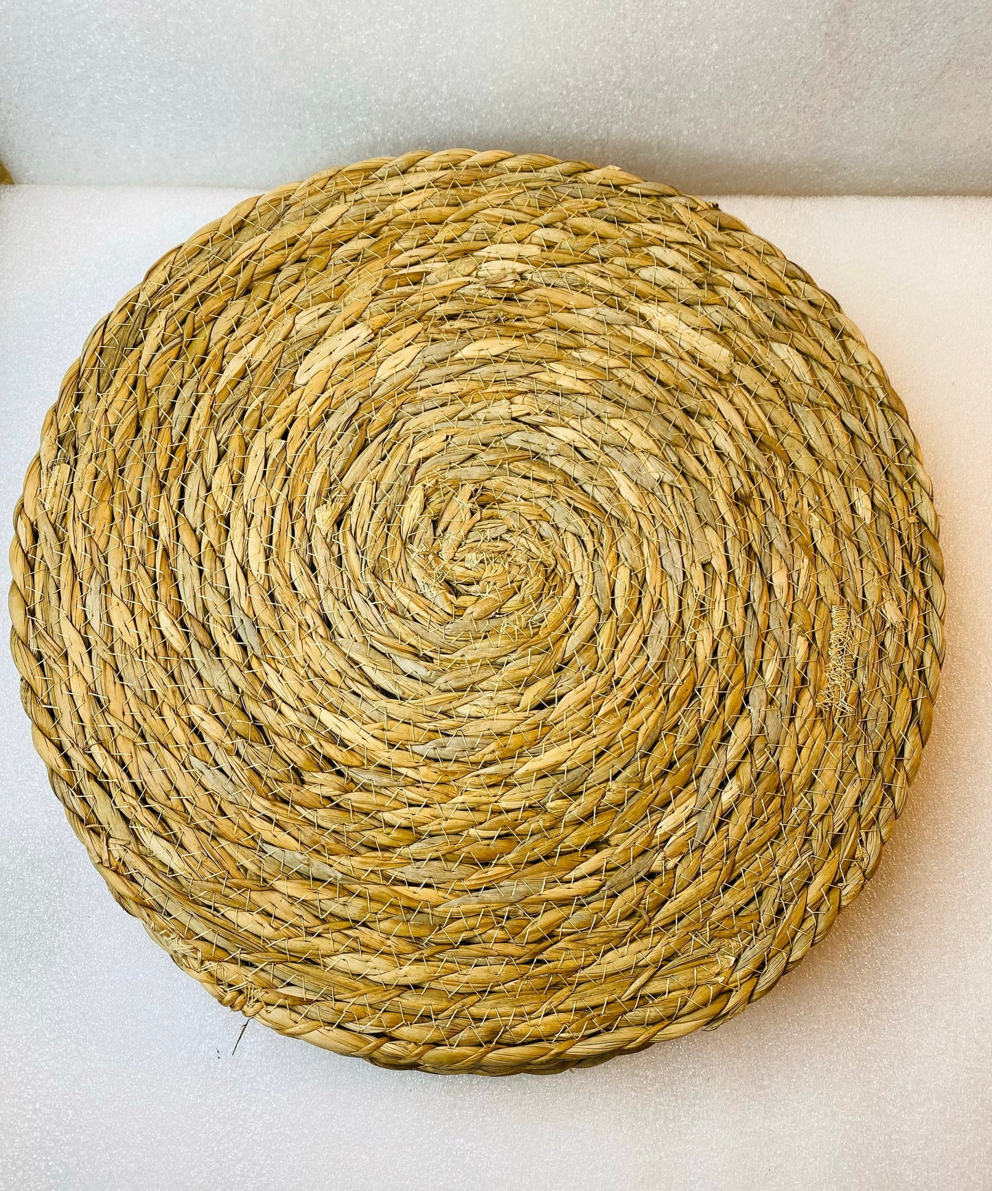 Set Of 6 - New 14" Round Charger Plate Rattan Placemats