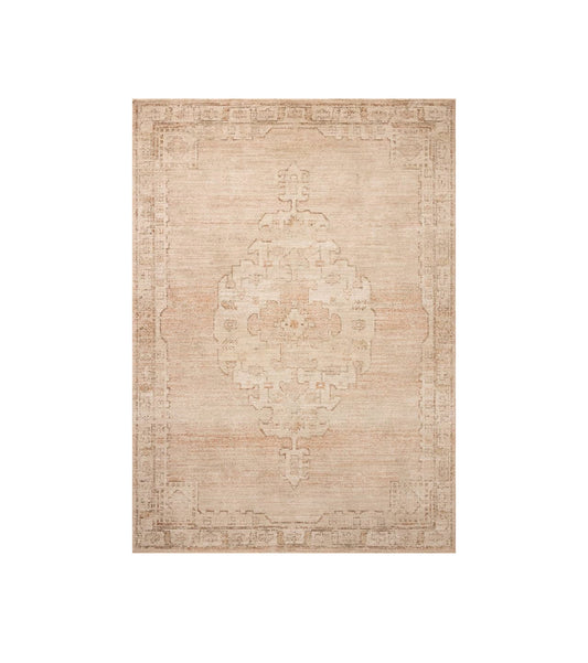 New Open Box Chris Loves Julia Spice/Natural 2'7"x7'6" Vintage Style Runner Rug