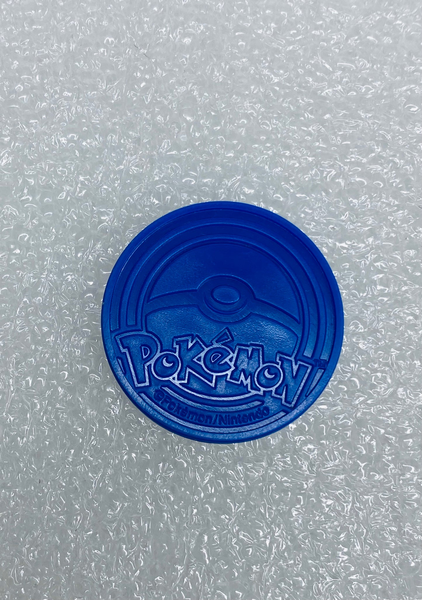 pokemon Team Plasma Blue/Silver, Blue Back, 1 3/16" Coin - (READ)