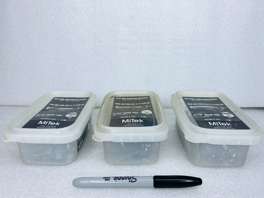 #243 - Lot Of 3 New MITEK 1 LB. (Each) HOT DIP GALVANIZED 10 D X 1 1/2" NAILS. For Framing Hangers N10DHDG (AS SHOWN)