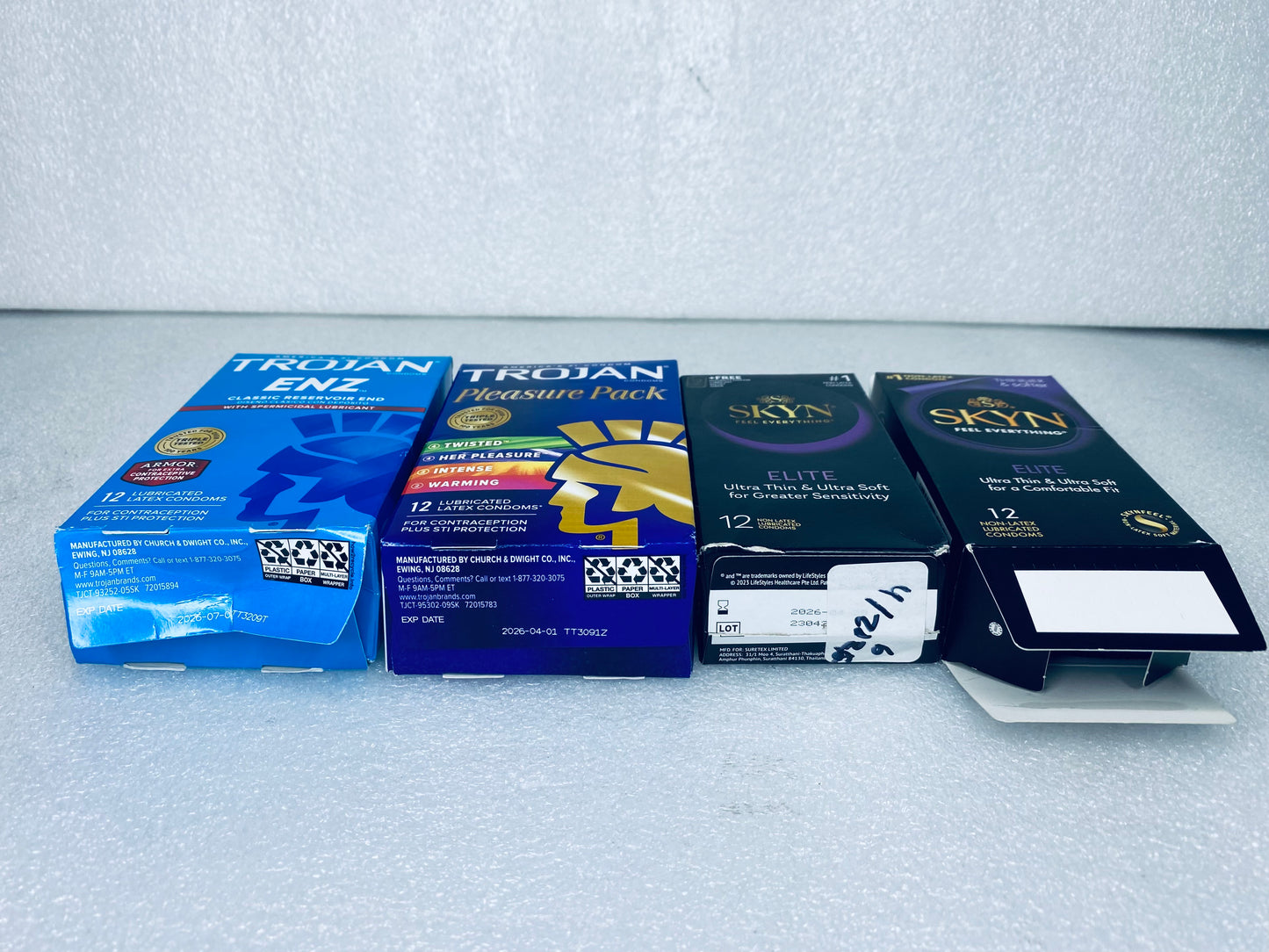 #74 - Open Box - Various Amount of Latex Protective Wraps For Adult Use Only - (READ) - (IN CONDITION AS SHOWN)