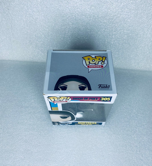 #18 - new - Pop! Heroes Birds Of Prey Huntress Vinyl Figure 305 - (READ) - (IN CONDITION AS SHOWN)