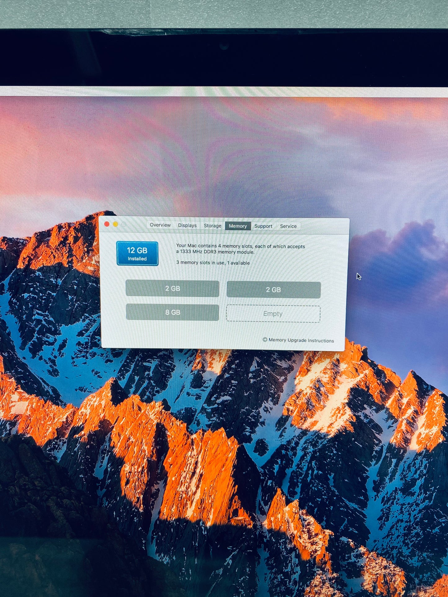 Apple iMac 27” 2011 A1312 Core i5 3.1GHz 12GB 1TB W/Wireless Keyboard & Mouse (READ)