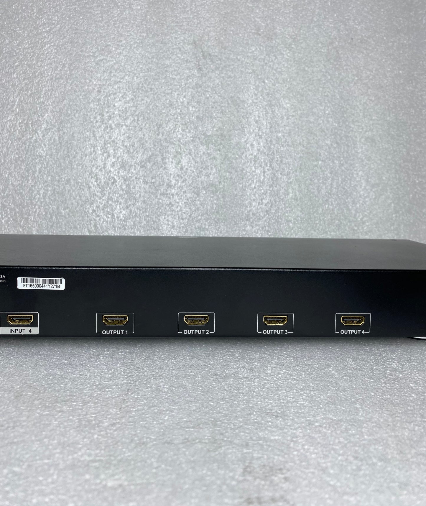 Binary B-120-HDMATRIX-4x4 HDMI Matrix Switcher With Power Cord, Black - (READ)