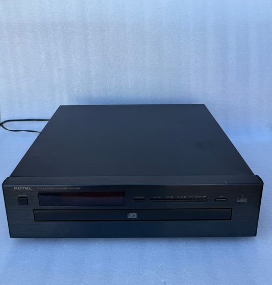 rotel 5 CD Multidisc Changer 15W, RCC-955, Black, 17" x 15" x 4" - (READ)