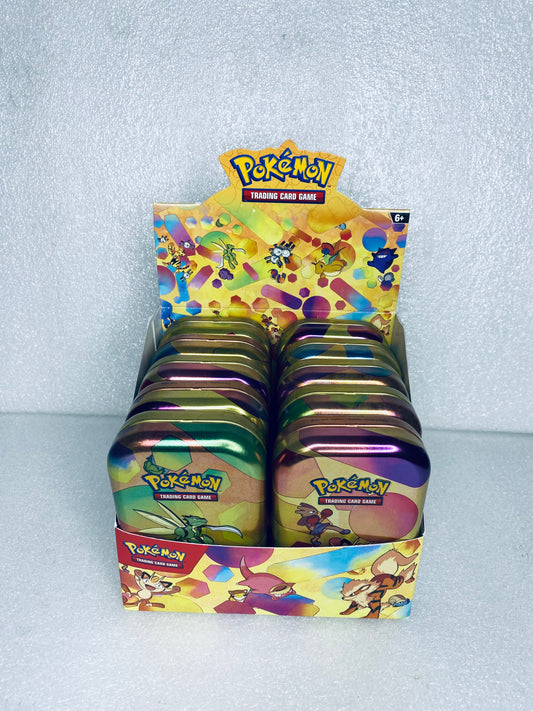 Pokemon Scarlet & Violet 151 Mini Tin Display Art & Coins, No TCG Packs - (READ)