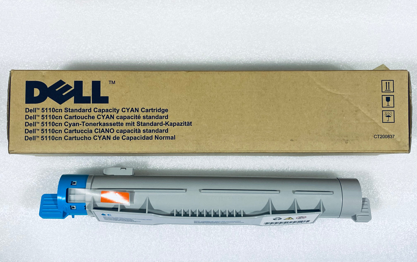 lot Of 5 New Open Box-Dell 5110cn Standard Cartridge, Black, Cyan & Magenta-READ