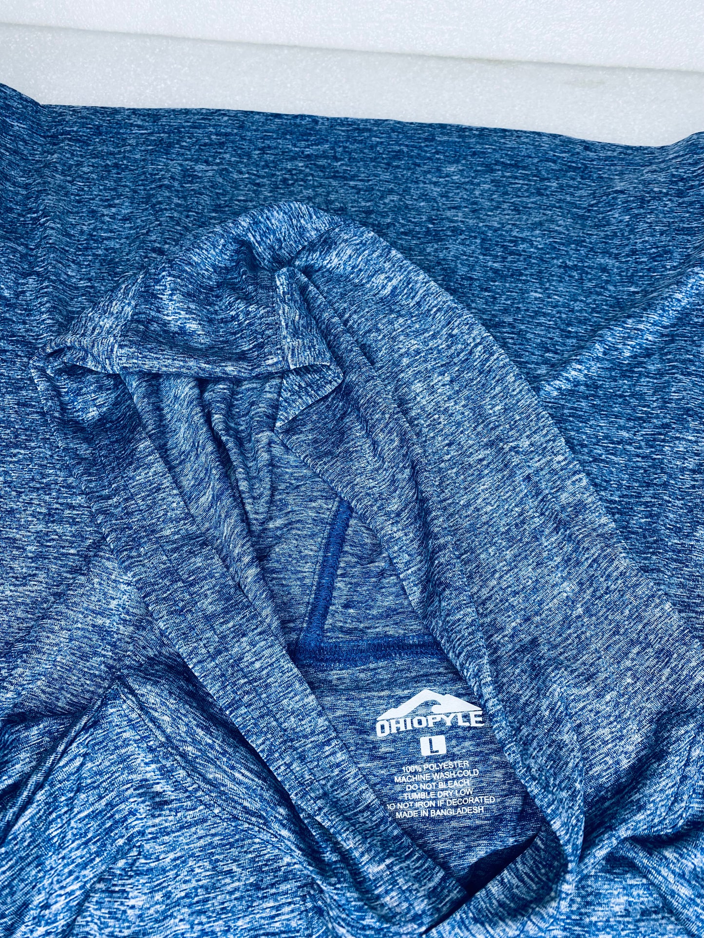 #45 - new - Ohiopyle Prints Klein Collins High, Lightweight Hood, Large - (READ) - (IN CONDITION AS SHOWN)