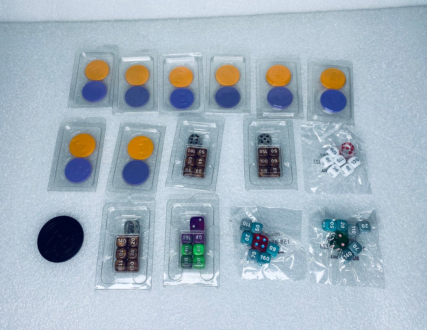 Lot of Pokemon TCG Damage Counter Coins & Various Dice, EX & Mini Sets - (READ)